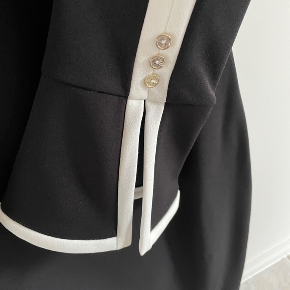 Classic Black and Cream Tommy Hilfiger dress - slim fit size 4 - Picture 5 of 8